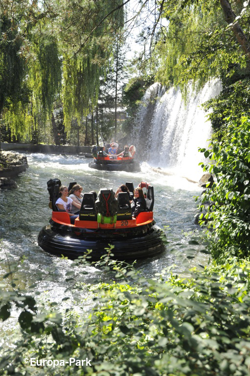 Fjord Rafting ride at Europa Park