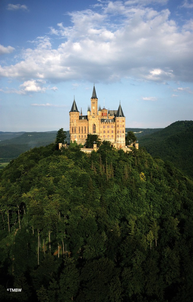 Hohenzollern Castle in summer