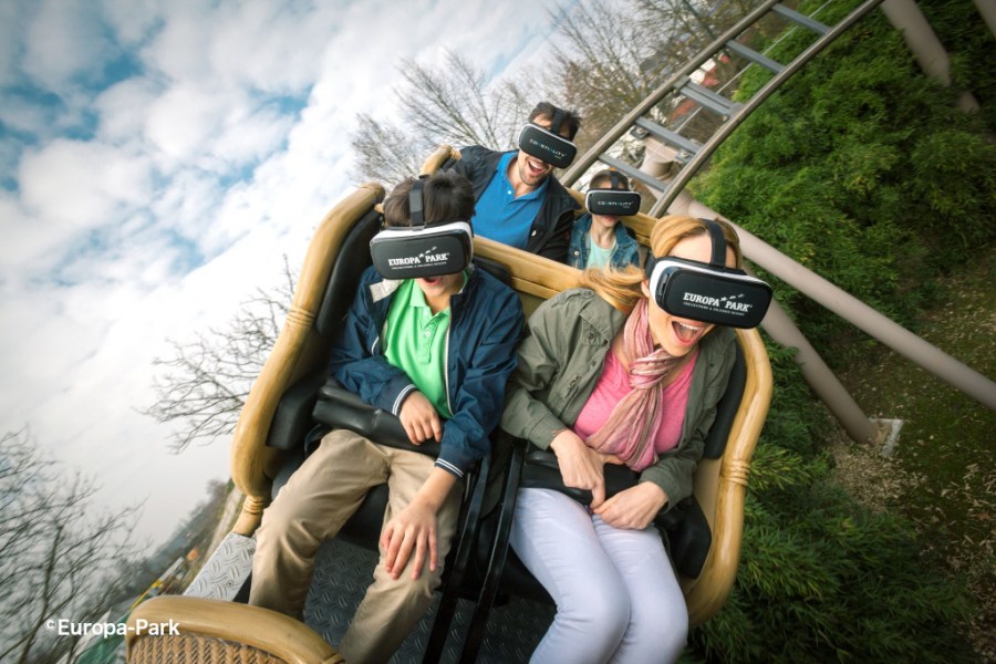 Pegasus virtual reality roller coaster at Europa ParK