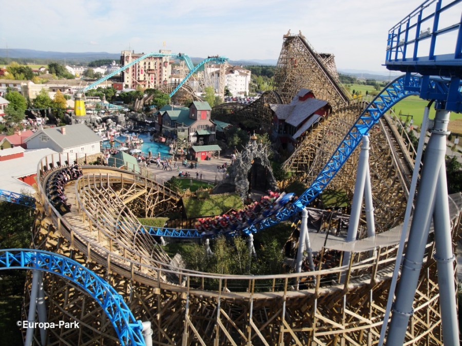WODAN timber roller coaster at Europa Park